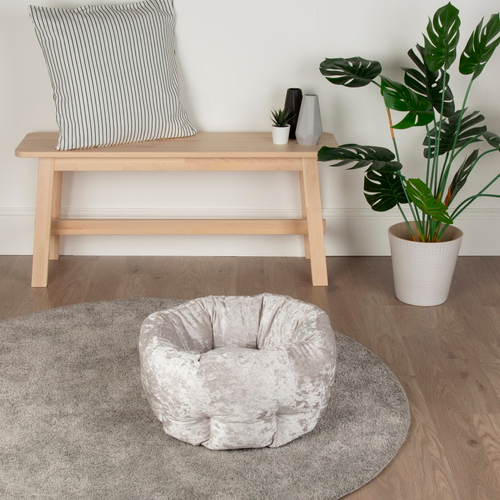 Лежак для животных "Velvet", серебристый, 45 х 45см (Великобритания)