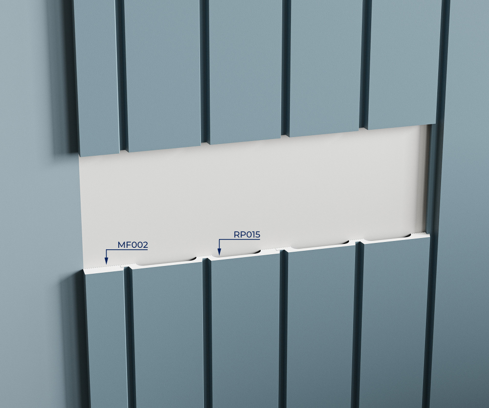 Cosca Decor. Панель RP015, 156х12x2800мм, Экополимер