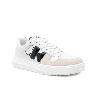 Кожаные кроссовки CALVIN KLEIN JEANS - белый(YM0YM00897)