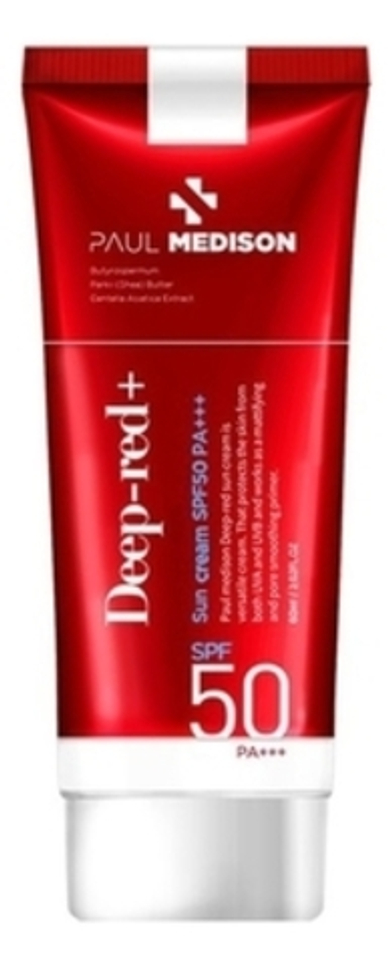 PAUL MEDISON  Солнцезащитный кремБ- Deep-red Sunscreen SPF50 PA+++ , 60мл