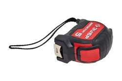 ЗУБР. Строительная рулетка 3м х 16 мм. с автостопом и ударостойким обрезиненным корпусом.