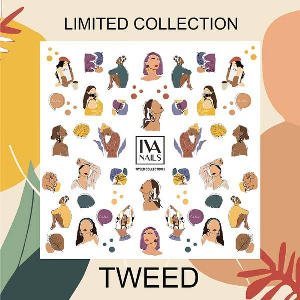 Слайдер-дизайн Tweed №5 IVA NAILS