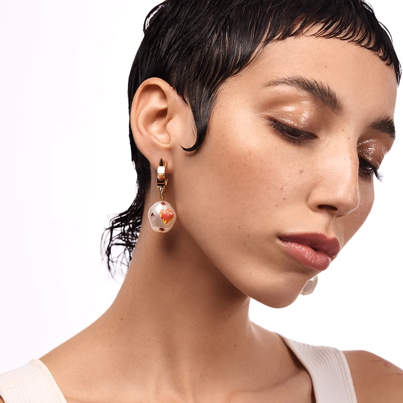 Серьги Мармелад в Огне