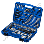 ЗУБР Универсал-76, 76 предм., (1/2″+ 1/4″), универсальный набор инструмента, Профессионал (27670-H76)