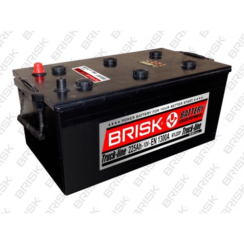 Аккумулятор 6СТ-225 А.ч., о.п.,Brisk Truck Line BTL225P
