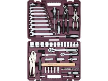 TS072 Набор инструмента универсальный 1/4", 1/2"DR, 72 предмета