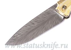 Нож CKF/Philippe Jourget FIF20 GOLD Exclusive (Damasteel, Mokume, CF)фотография - 2