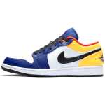 Кроссовки Air Jordan 1 Low White Deep Royal Blue