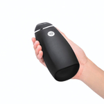 Черный перезаряжаемый мастурбатор для мужчин Pink Vibe (Цвет: черный)