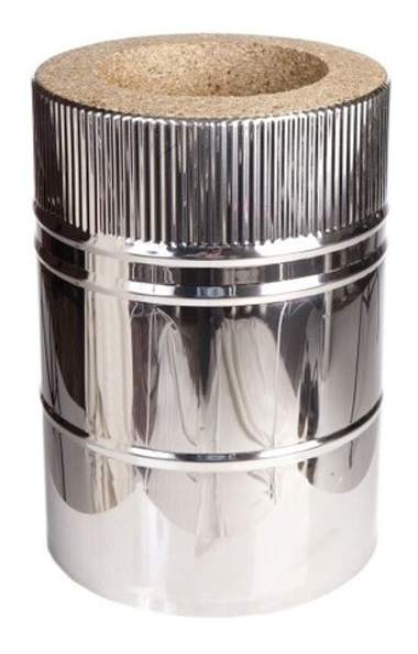 Труба дымовая L=330мм Нерж AISI430 0.5мм