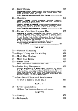 Practice and science of standard barbering. A practical and complete course of training in basic barber services and related barber science | Sidney Coyne Thorpe