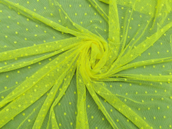 Эластичная сетка, мушки 3 мм, ярко-желтая