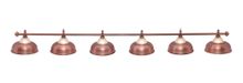 Светильник Fortuna Crown Red Bronze 6 плафонов