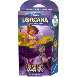 Disney Lorcana TCG - Ursula's Return Starter Deck Amber & Amethyst 60 карт стартовой колоды 98334 / артикул   98334  / GTIN 4050368983343