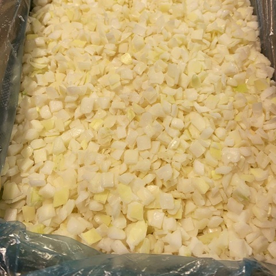 Лук репчатый кубик замороженный / Коробка 10кг