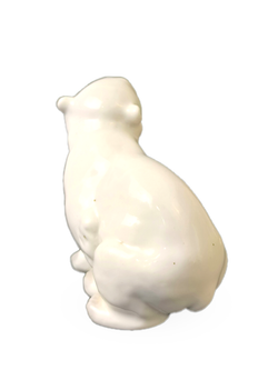 Фарфоровая статуэтка "Белый медведь" ЛФЗ