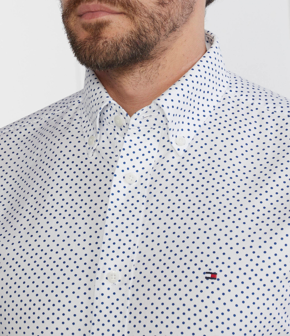 Рубашка OXFORD DOT PRINT RF Tommy Hilfiger - белый(MW0MW32897)