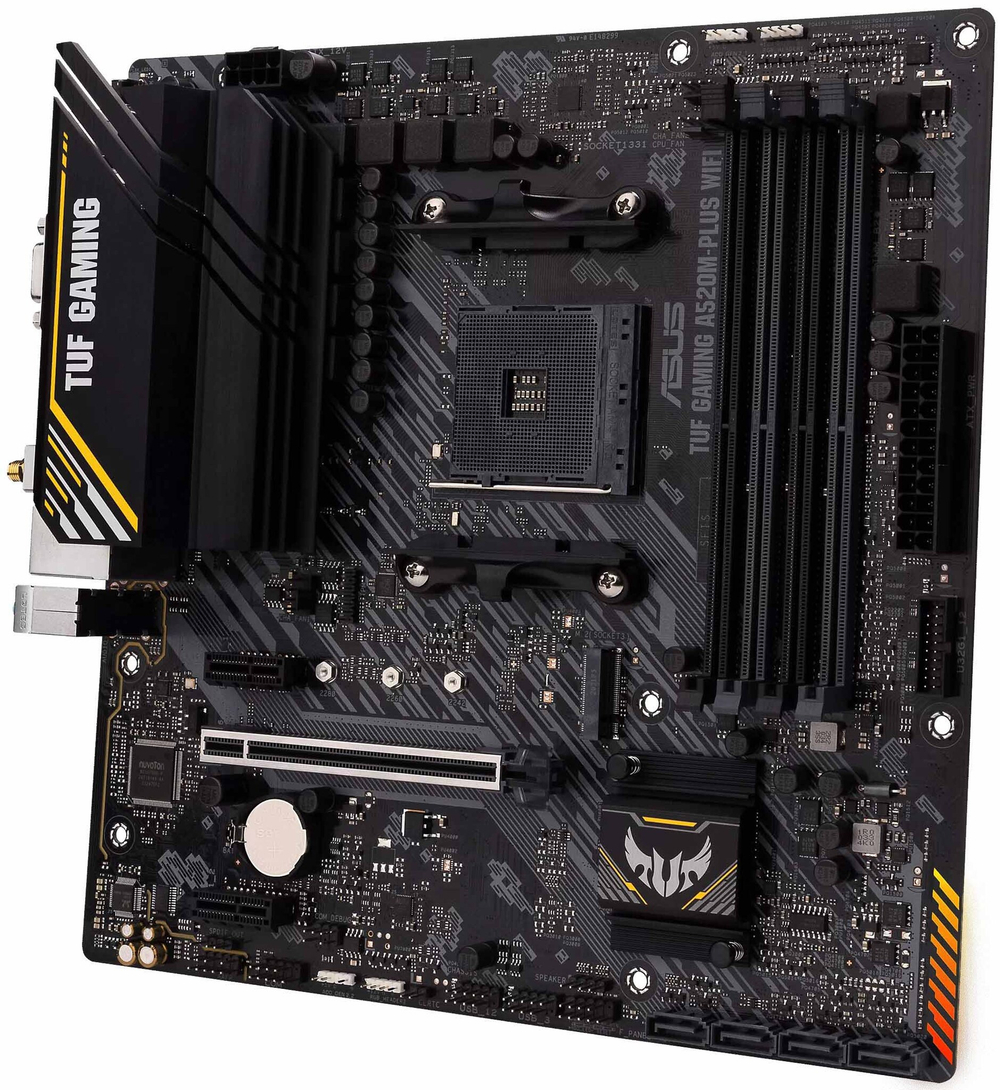 Материнская плата mATX ASUS TUF GAMING A520M-PLUS WIFI