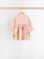 Платье для девочки Next B50-483, 2 шт, Розовый, Голубой