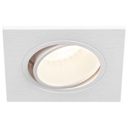 Встраиваемый светильник декоративный ЭРА KL90-1 WH MR16/GU5.3 белый, пластиковый