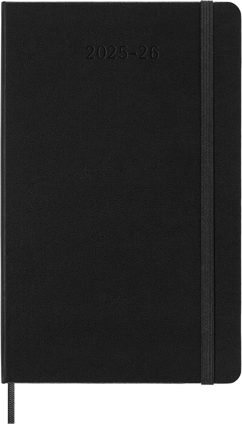 Еженедельник Moleskine (DHB18WH3) Academic Horizontal Large 130х210мм датир.18мес 208стр. черный