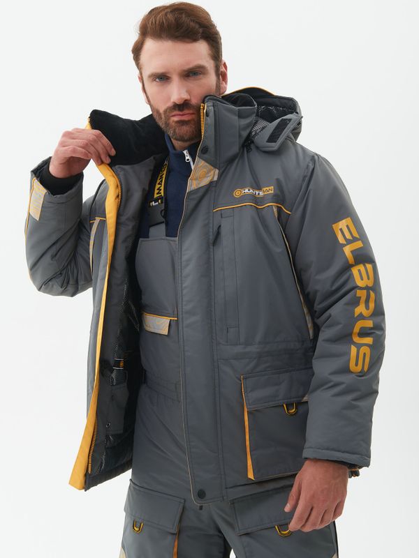 Костюм зимний Elbrus ткань Hit Membrane цвет Серый/Банан