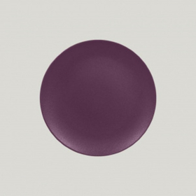 Тарелка RAK Neofusion Mellow Plum purple круглая плоская 24 см (81221351)