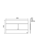 Инсталляция OLI 120 ECO Matrix Square + кнопка Slim черная