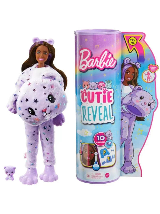 Кукла Барби Кьюти Ривл Cutie Reveal Мишка HJL57