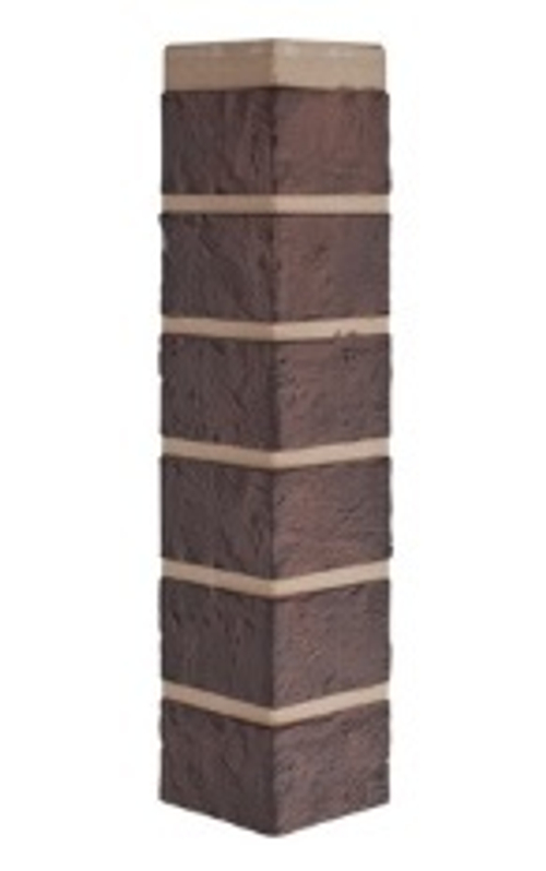 Планка "Наружный угол" Кирпич Жженый Альта Профиль