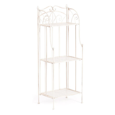 Этажерка Secret De Maison Elisa (PL08-10337) стальной сплав, античный белый, 41,50х20х108 см