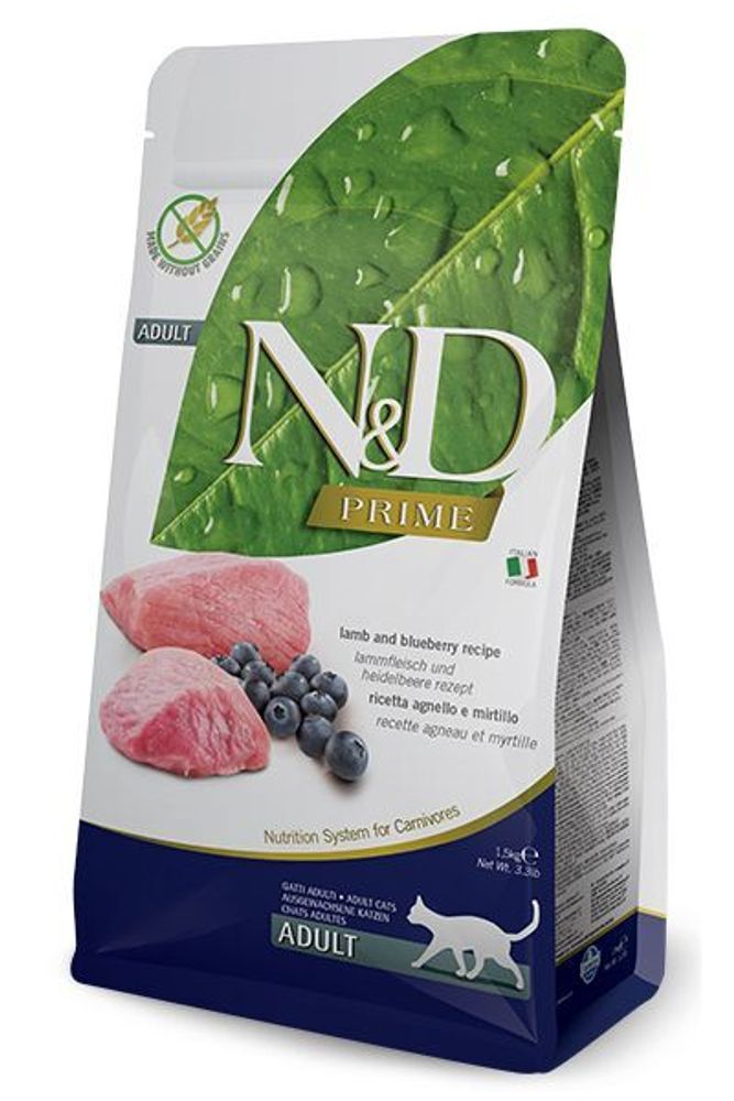 Корм Farmina N&amp;D Cat Lamb &amp; Blueberry Adult 1,5kg