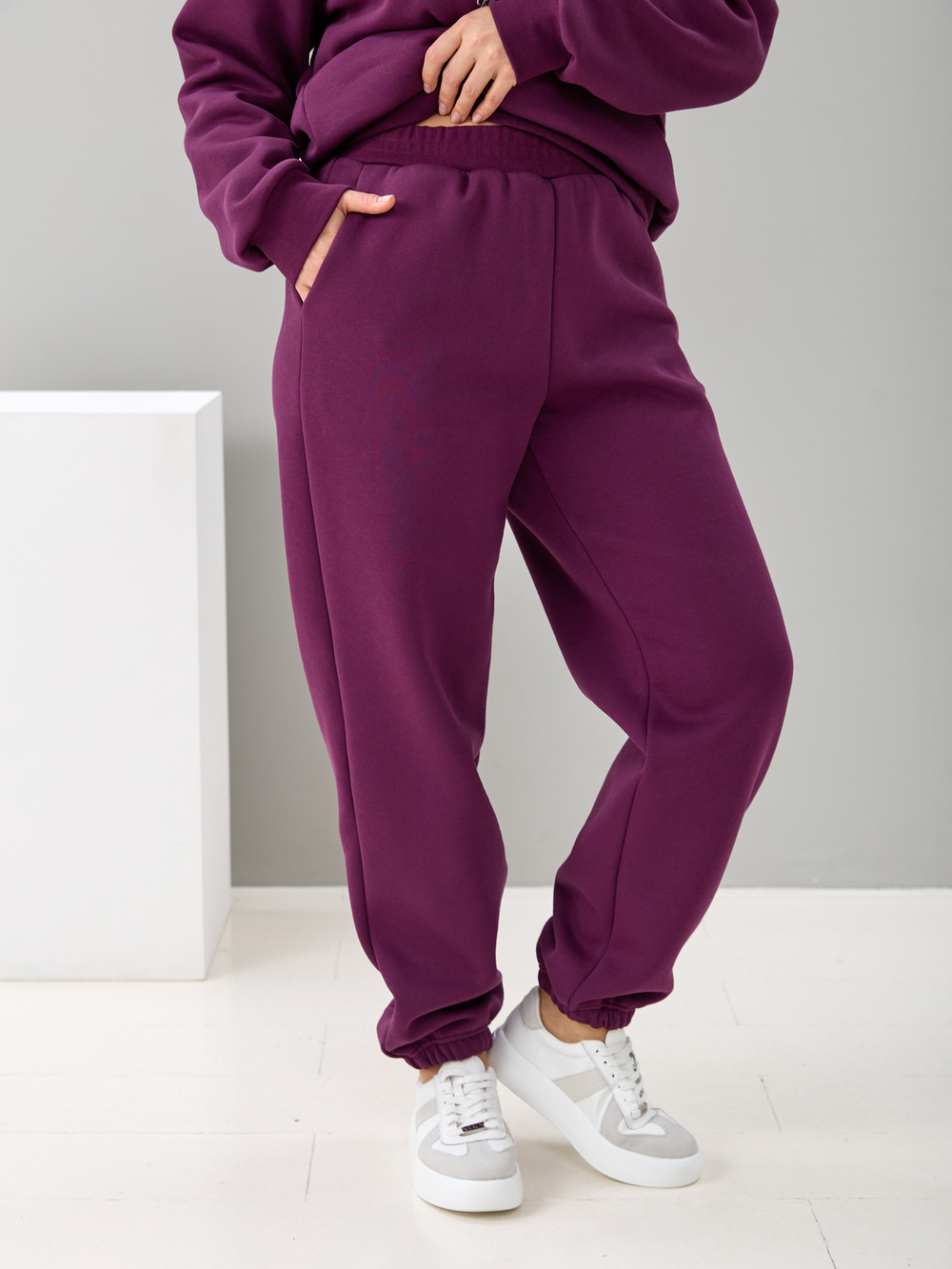 Костюм с брюками КБфн-090/слива-п