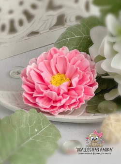 Силиконовая форма Пион бархатный