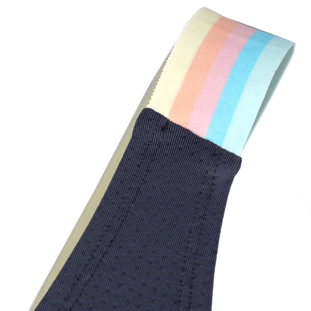 Женская теннисная майка Quiet Please Rainbow Tank Top Women - Dark Blue, Multicoloured