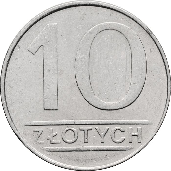 10 злотых 1984-1988 Польша