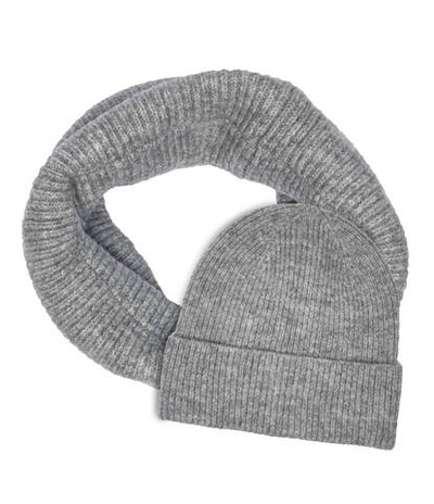 Шарф + шляпа Liu Jo - серый(2F4030 M0300)