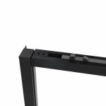 Душевой уголок Vincea SLIM SOFT VSR-1SS8012CLB 120x80 стекло прозрачное/профиль черный