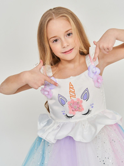 Пышное нарядное платье Единорога