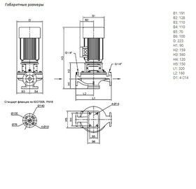 Одноступенчатый насос IPN 32/160-3,0/2