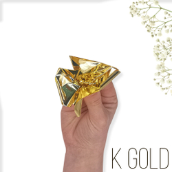 Зеркальная поталь "Mirror Shine", K Gold, 100 шт. 8*8,5см