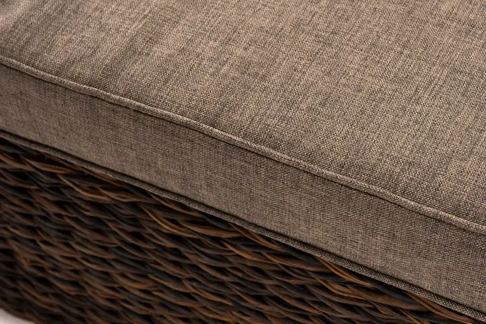 "Лунго" трансформирующаяся лаунж-зона из искусственного ротанга (гиацинт), цвет коричневый