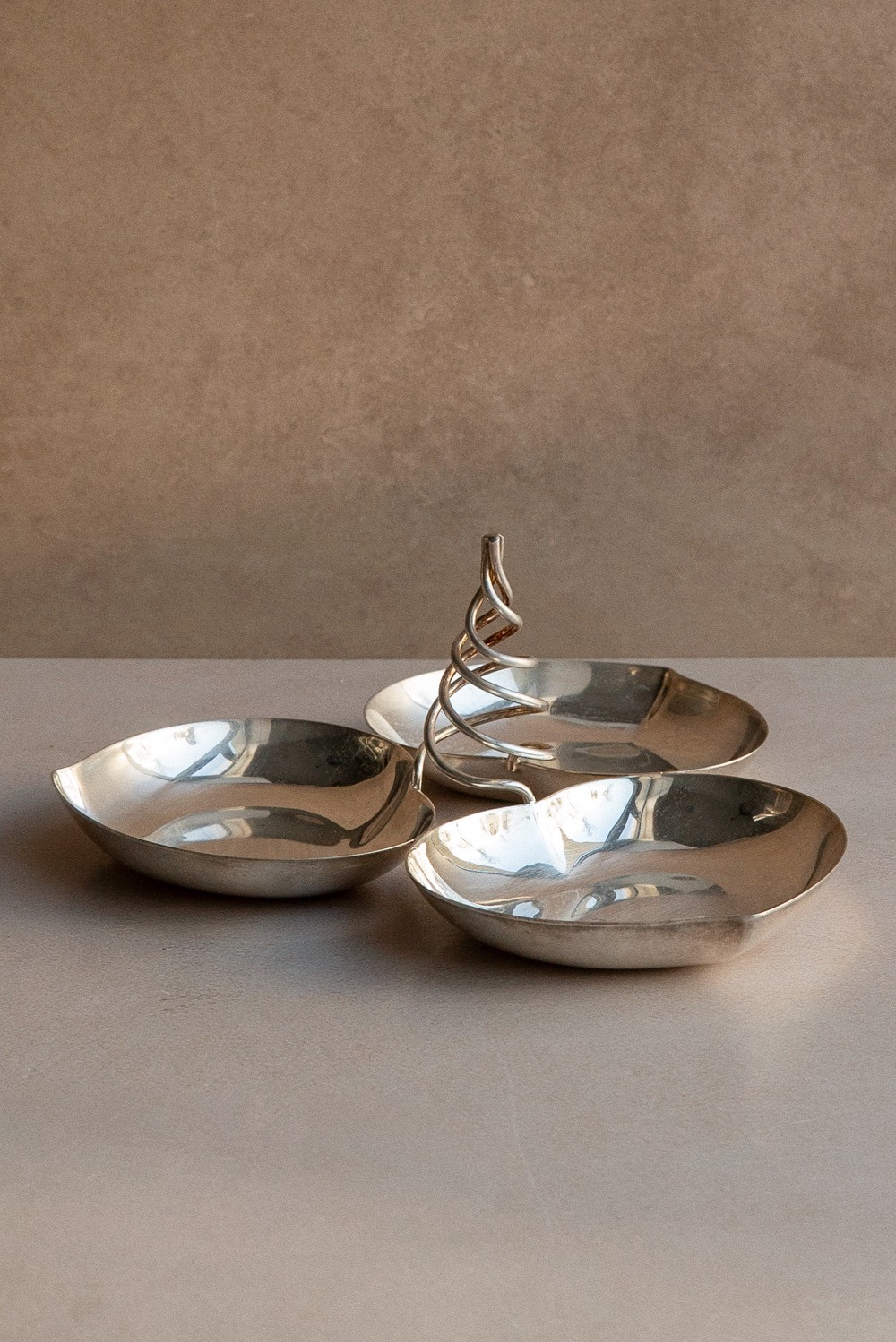 Винтаж Менажница №3, серебрение