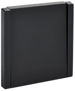 FORTE&PIANO Выключатель 1-клавишный проходной с индикацией 10А FP104 черный IEK