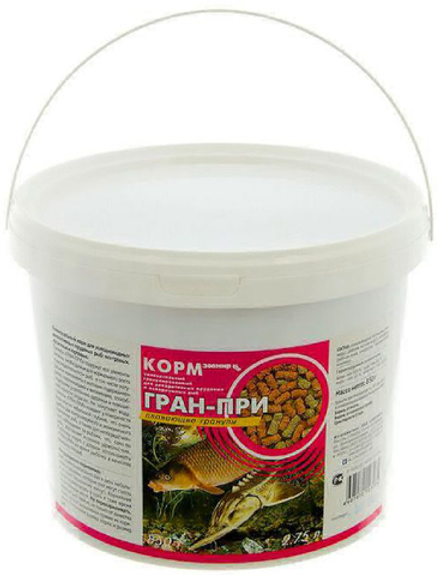 корм для рыб ЗООМИР Гран-при (ведро) 850 гр/2,75л