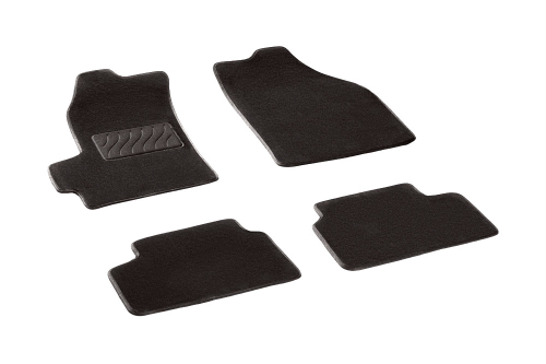 Ворсовые коврики LUX для Chevrolet Spark 2005-2010, Seintex.83301