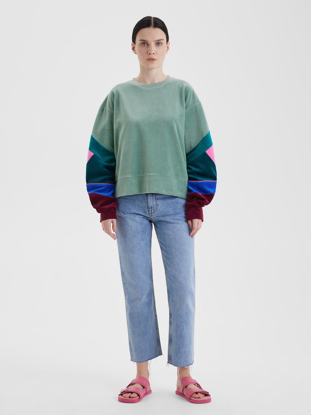 Свитшот "Бабочка"  полынь