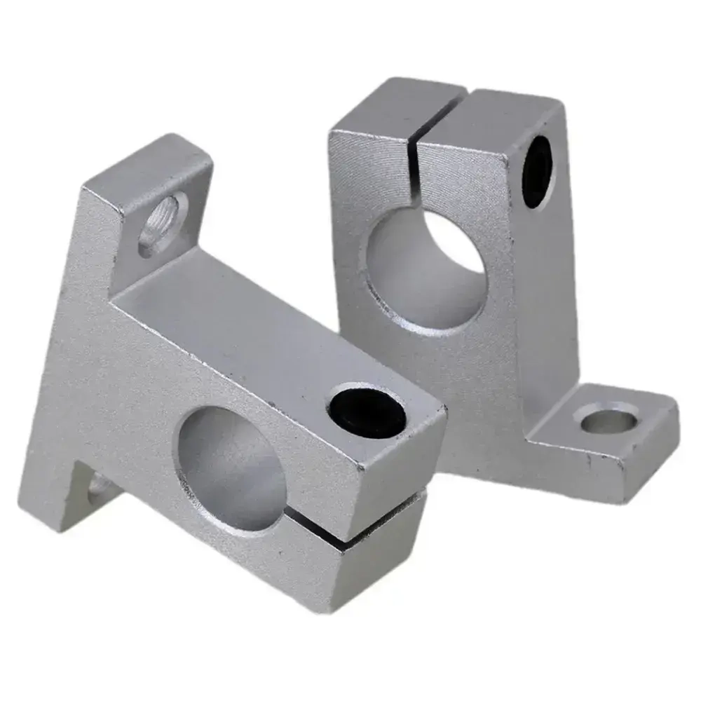 Вертикальный держатель вала 25мм SH25. Опора для вала чпу станка.