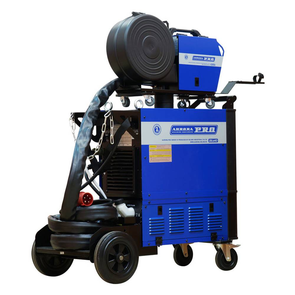 Инверторный сварочный полуавтомат AuroraPRO SKYWAY 500 DUAL PULSE с водяным охлаждением и выносным механизмом подачи проволоки 266