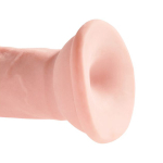 Телесный фаллоимитатор-реалистик 18,4см на присоске PipeDream King Cock Plus 6 Triple Density Dildo Cock Flesh 5713-21